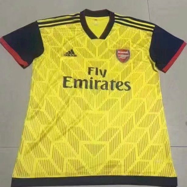  A leaked Arsenal kit for next season - teams will be going for a more retro look with their kits next year