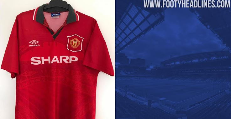  One report says Chelsea's home kit will have a subtle imprint of Stamford Bridge - like Man Utd's kit of the mid-90s