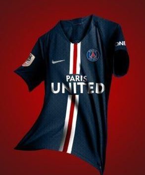  Paris United have created a PSG concept kit from their sources (the main sponsor is still to be determined)