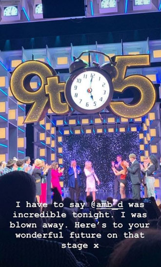 Brit star Amber talks of her Broadway and TV dreams after 9 to 5 success
