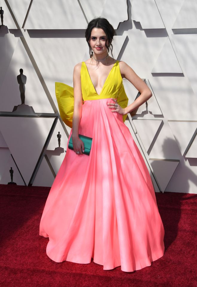  Disney Channel star Laura Marano from Austin & Ally certainly brought a splash of colour to the red carpet with this Celia Kritharioti dress, but it failed to wow