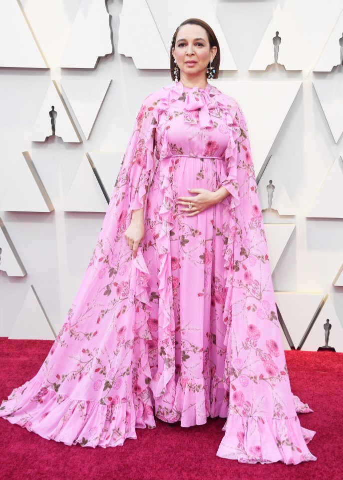 The Bridesmaids actress stunned in a pink gown on the red carpet