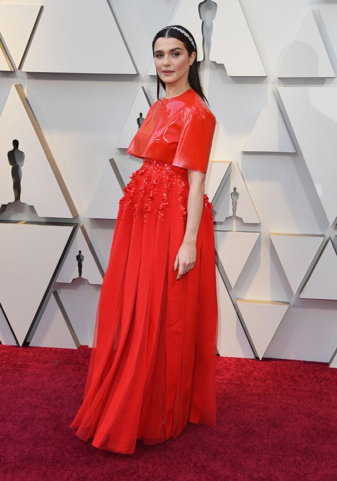  Rachel Weisz, 48, wowed in her performance in The Favourite - but her bizarre dress, which featured a rubber top, wasn't a hit at the Oscars