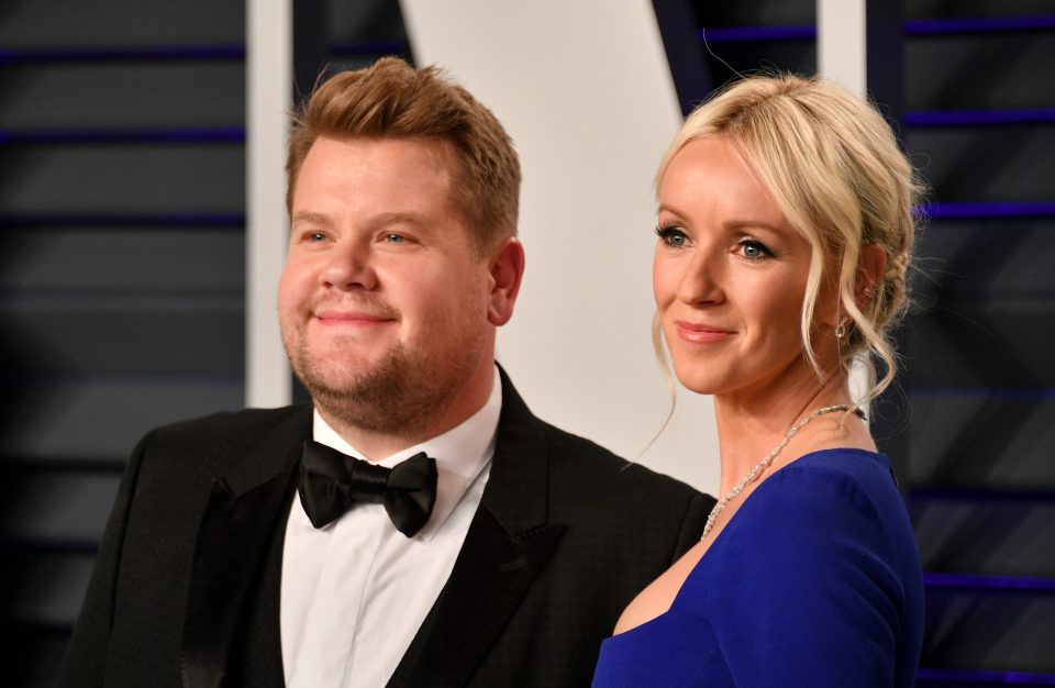  James Corden and wife Julia Carey arrived to party with the world's most talented actors