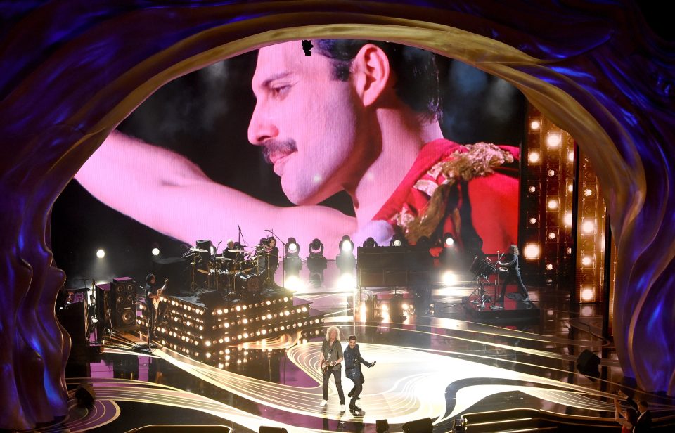  Queen kicked off the 91st Oscars tonight with a rocking rendition of their classic hit We Are The Champions