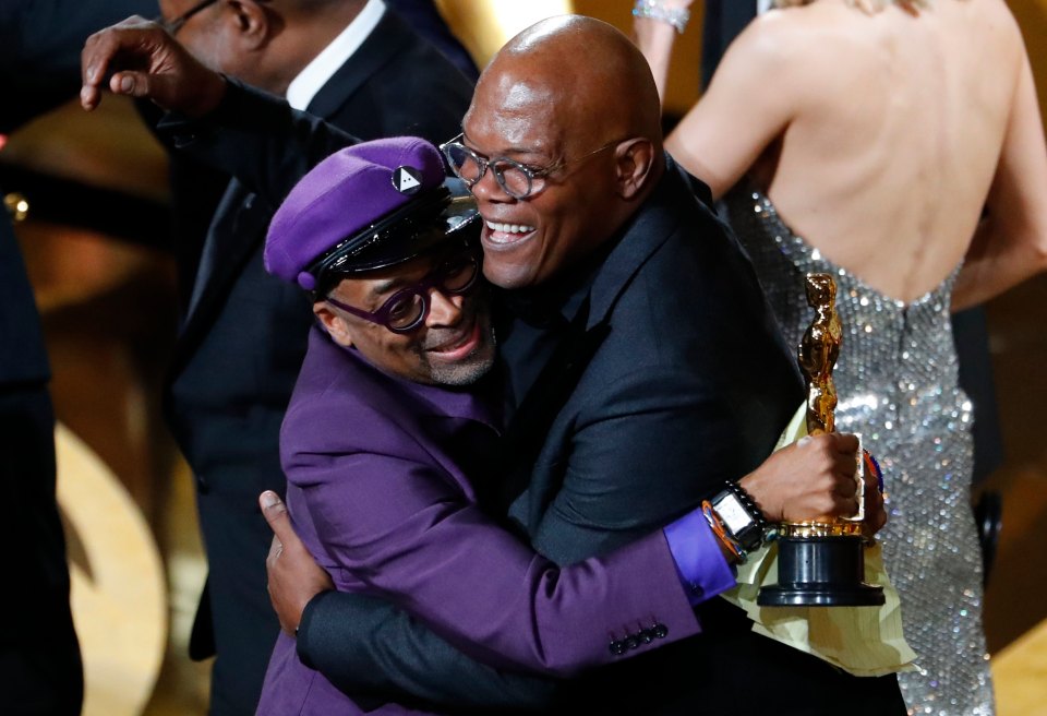 Spike got a warm welcome from Samuel L. Jackson