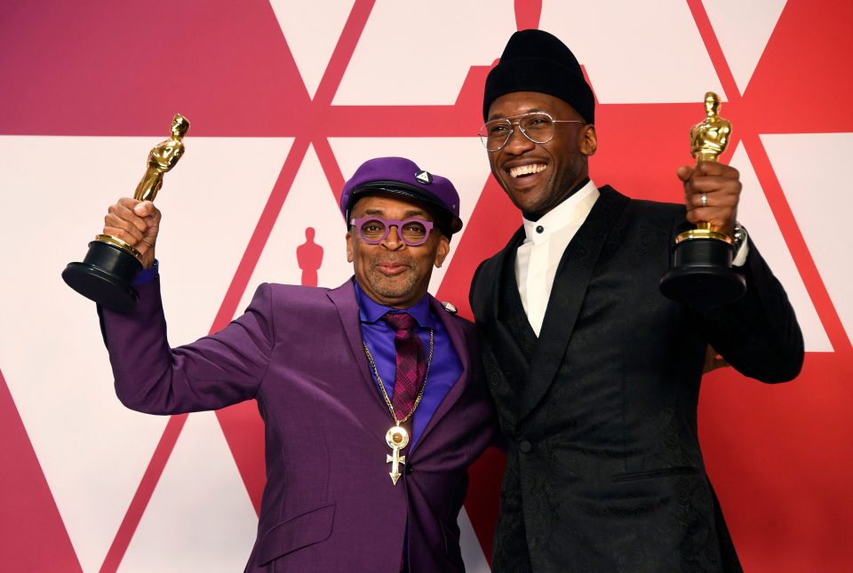 Spike Lee and Mahershala Ali took home gongs in a ceremony awash with wins for diversity