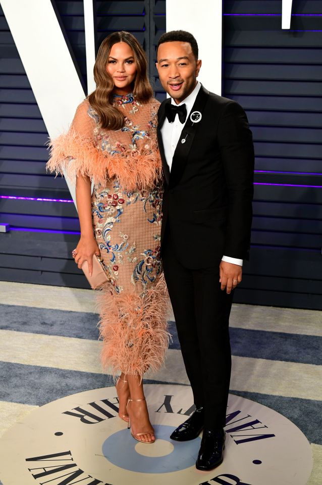  Chrissy Teigen and John Legend joined A-List stars