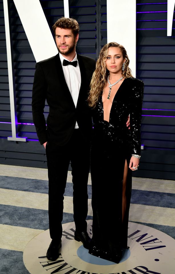  Liam Hemsworth and Miley Cyrus made their first appearance on the carpet since getting married