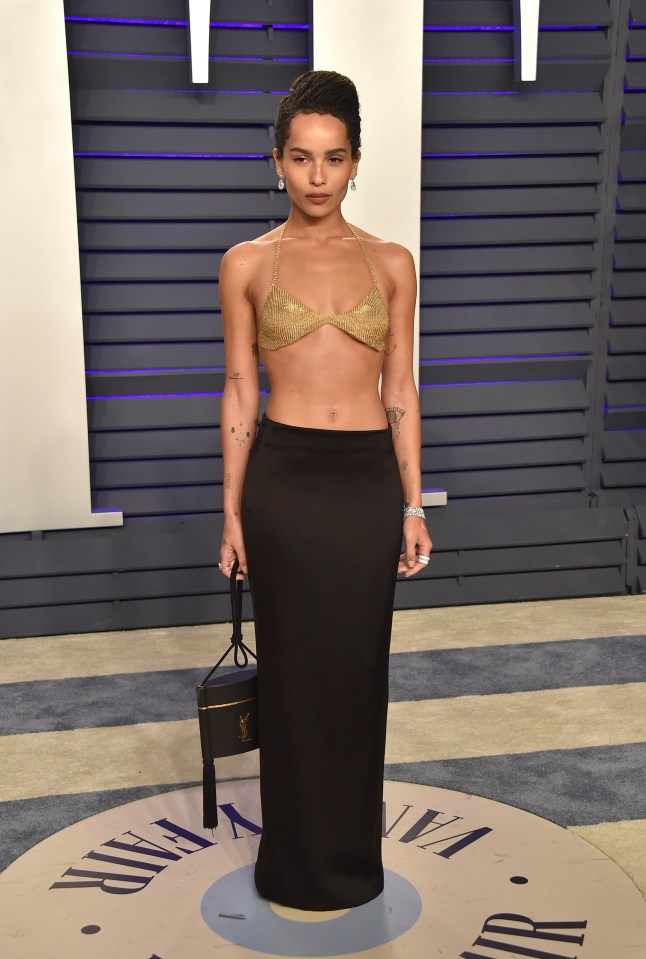  Actress Zoe Kravitz, 30, may have been going for a Bond-girl look in an 18-carat Elsa Peretti bikini – but didn’t strike gold in the style stakes