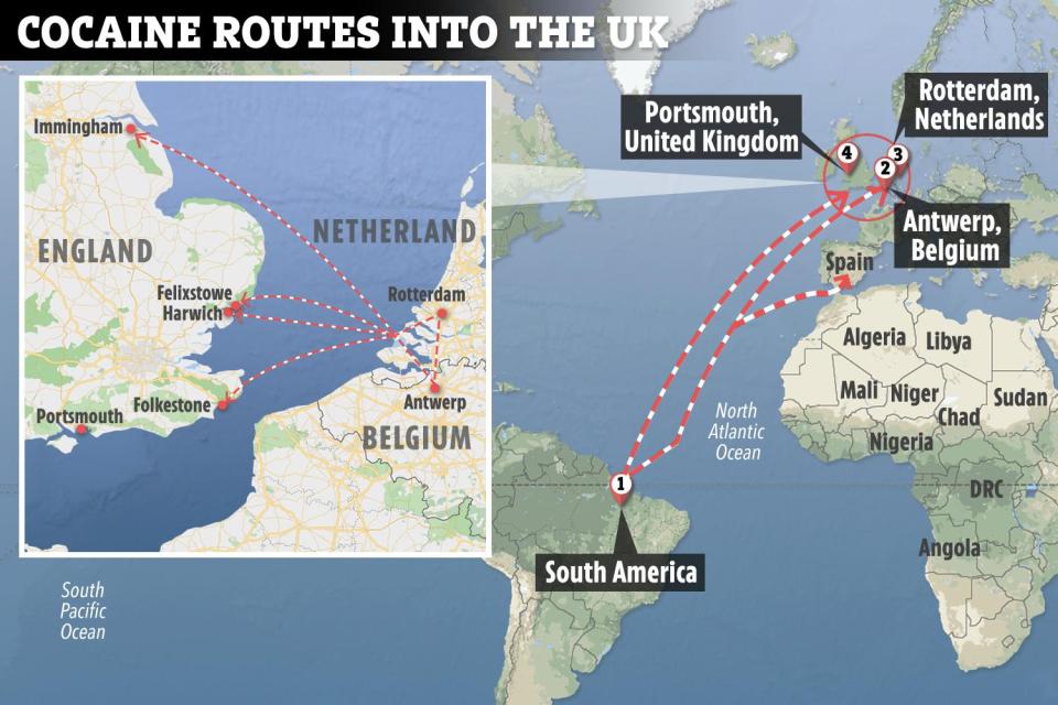 Albanian gangs have taken control of some of the popular cocaine routes into the UK 