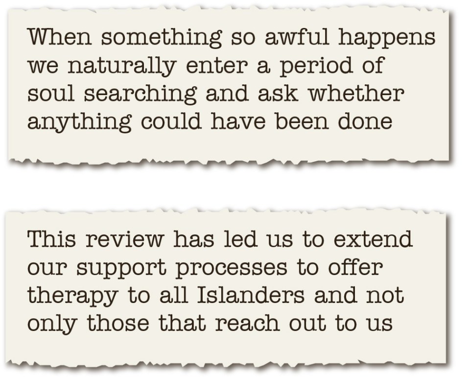 Snippets from ITV's letter which can be read in full below