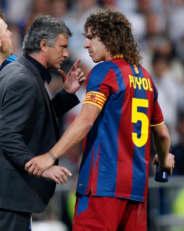  Jose Mourinho called Carles Puyol aggressive in a leaked report