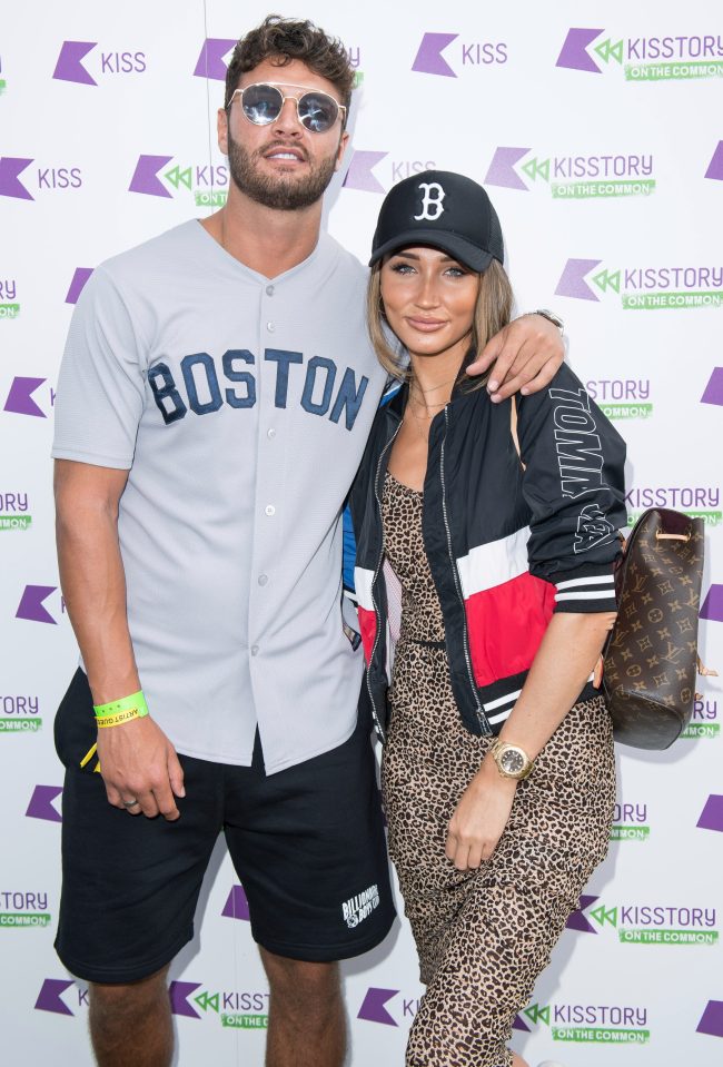  Mike with ex-girlfriend Megan McKenna last summer