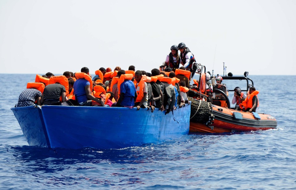 The migrants had been rescued but they soon realised they were being taken back