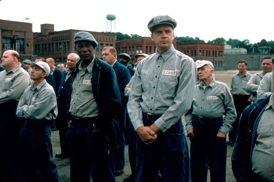  Andy's escape was named one of the best loved scenes - and Brits name Shawshank Redemption as their favourite movie of the decade
