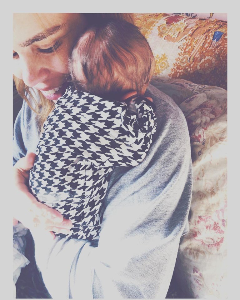Billie Piper and daughter