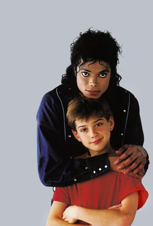  Jackson with James Safechuck who claims he was abused by the singer at Neverland