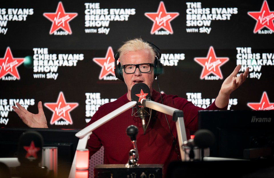  Chris Evans welcomed famous guests on his Friday Breakfast Show today