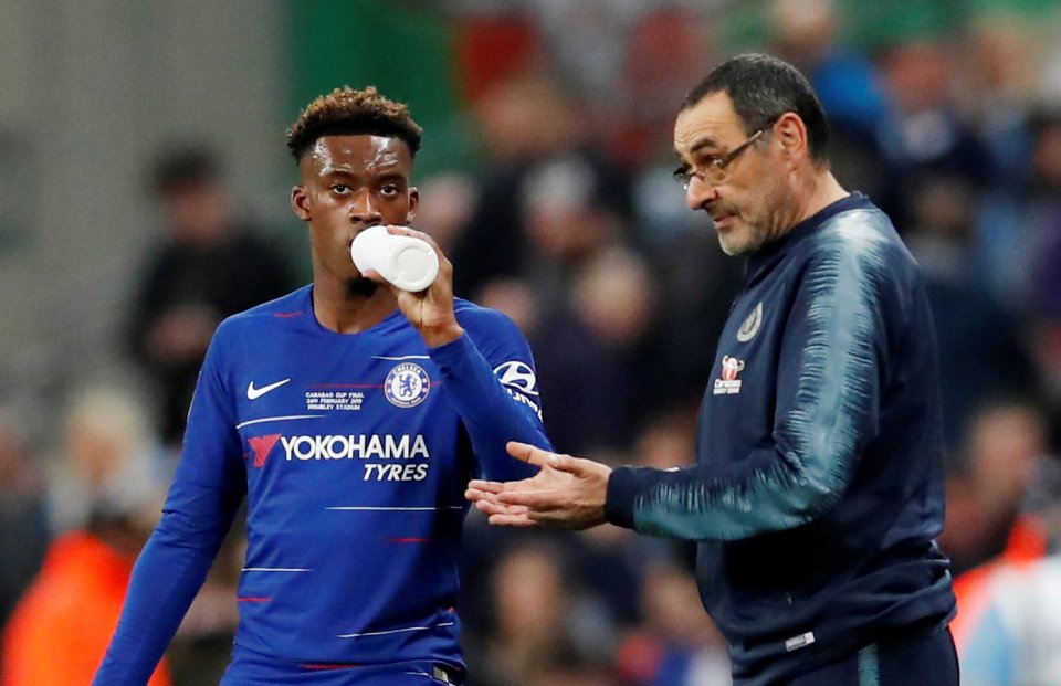 Maurizio Sarri has been reluctant to play Hudson-Odoi regularly for Chelsea even though his side have been struggling