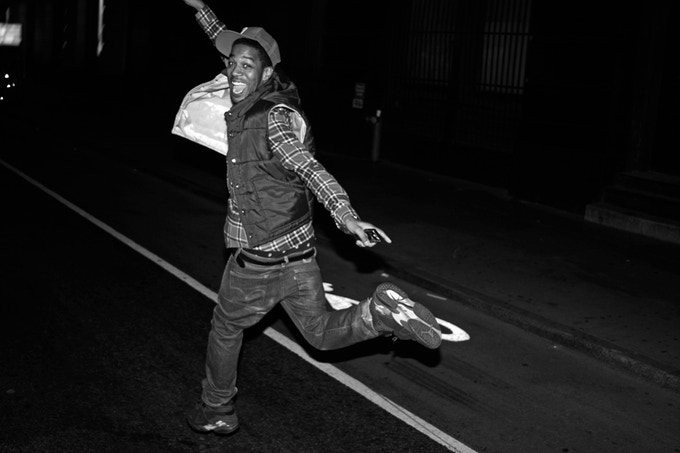  A happy Kid Cudi pictured in 2008