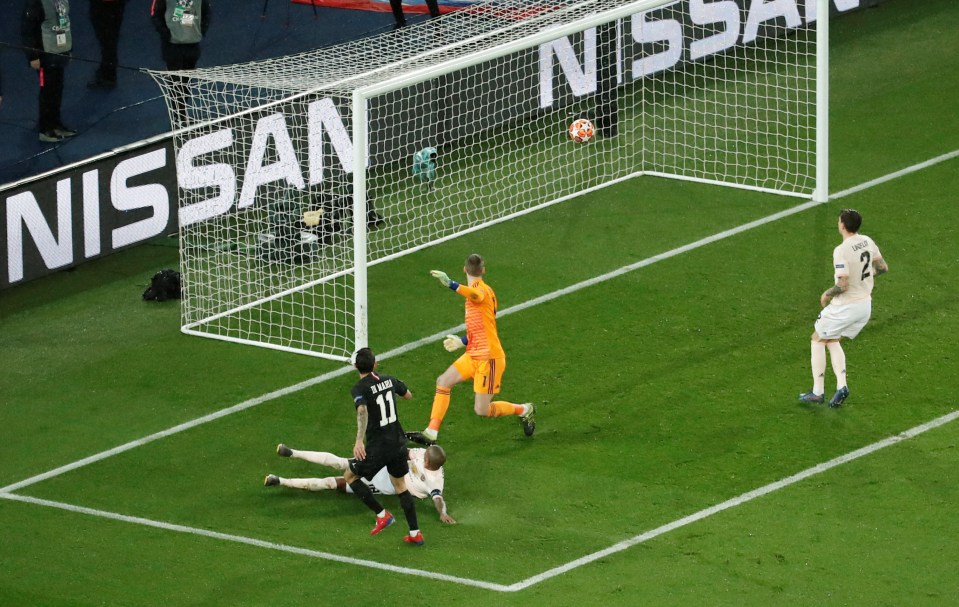  Angel Di Maria found the back of the net but it was ruled out for offside