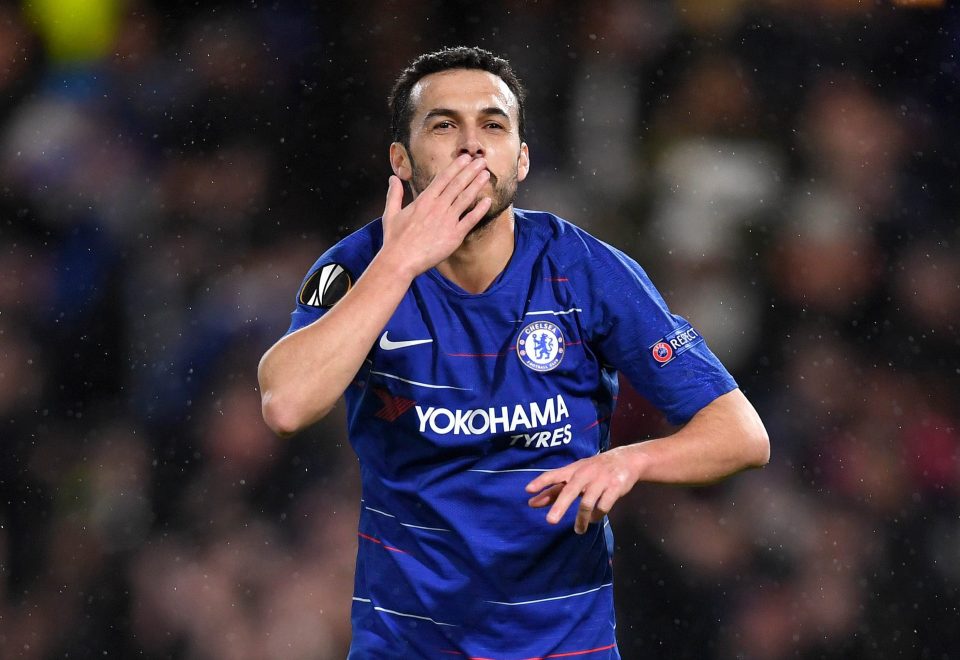 Pedro opened the scoring for Chelsea in the 17th minute of the clash