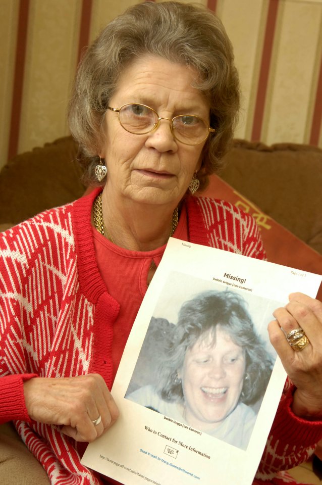  Debbie's mother Pat Cameron on the 10th anniversary of the disappearance of her daughter