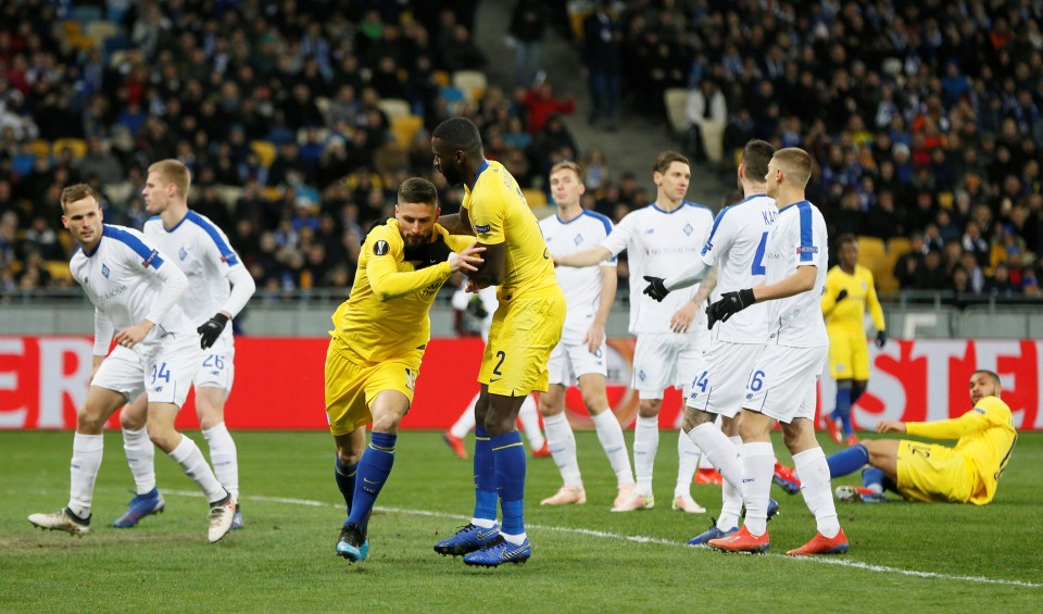 Chelsea celebrated increasing their first-leg advantage early on