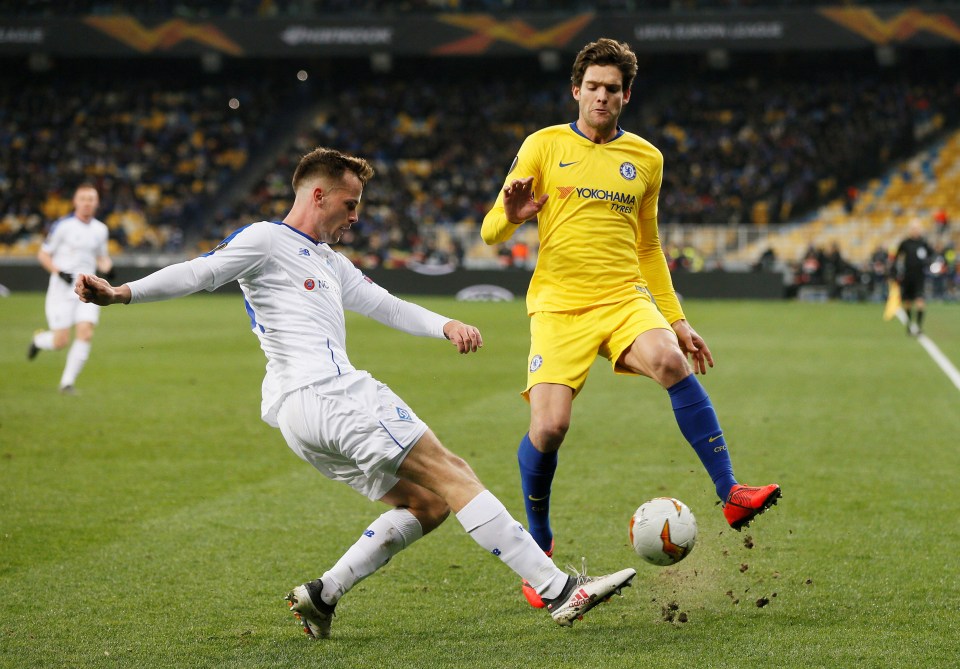 Marcos Alonso put himself in contention to win back his place in Chelsea's starting XI with a brilliant performance