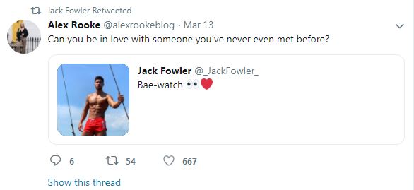  Jack has been enjoying his compliments