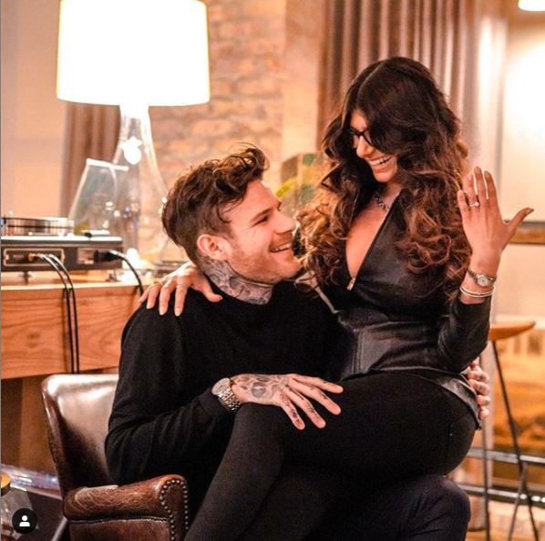 The gorgeous Lebanese-born American star said yes to the Swedish chef's proposal on Thursday