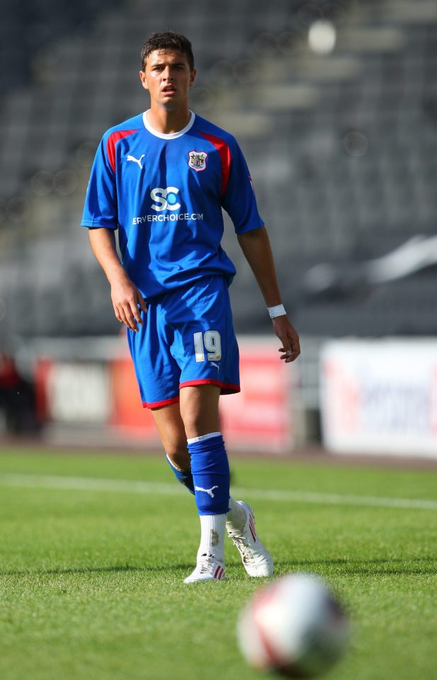  Michael Thalassitis in action for Stevenage back in 2011