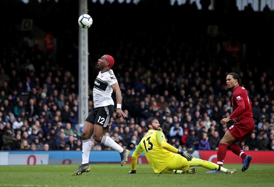 Van Dijk's weak backwards header allowed Babel in to score for Fulham but the Reds still won 2-1