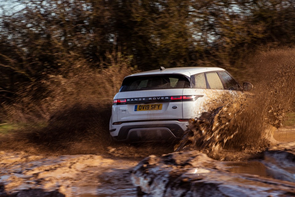 The Evoque can also swim in 60cm of water. In short, it’s now a proper Range Rover