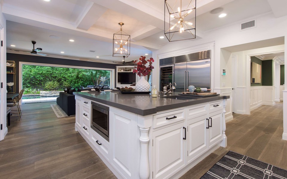 Button bought the stylish home in June 2017 and has sold for a small profit