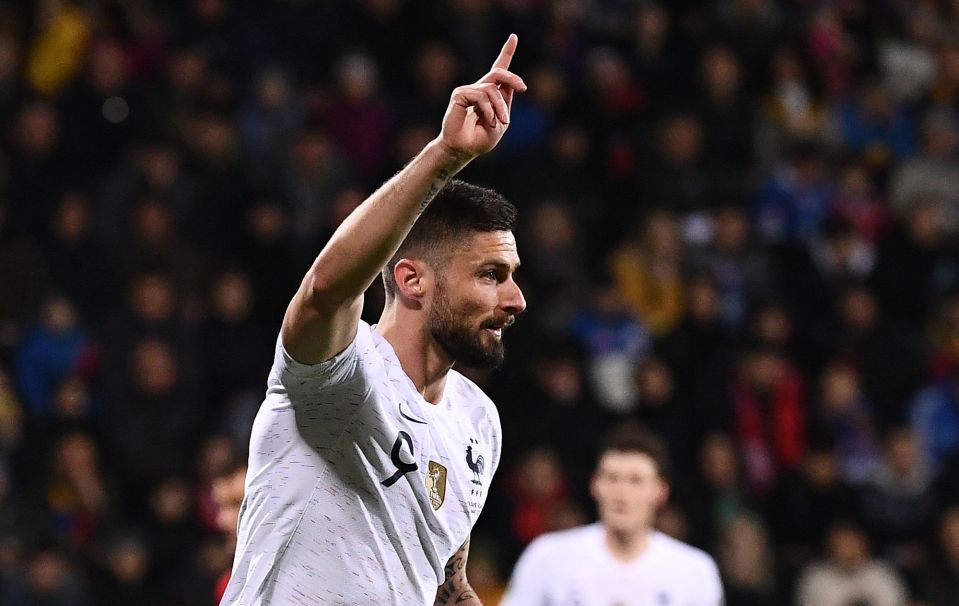  A World Cup winner in the summer, Giroud only has four league goals for Chelsea