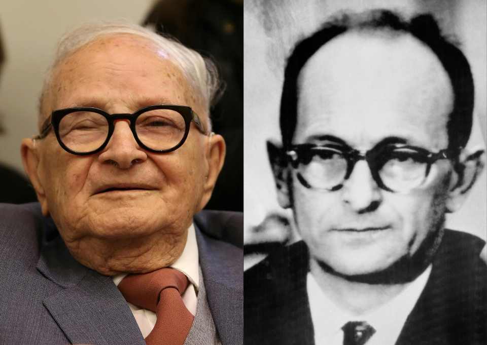  Rafi pictured in 2016 and as a young Mossad agent in 1961