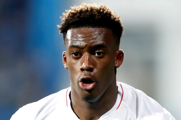 Callum Hudson-Odoi made his full England debut against Montenegro