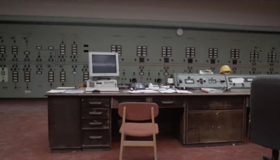 Bob was amazed there was still power in the control room even if the computer kept flashing in a broken way