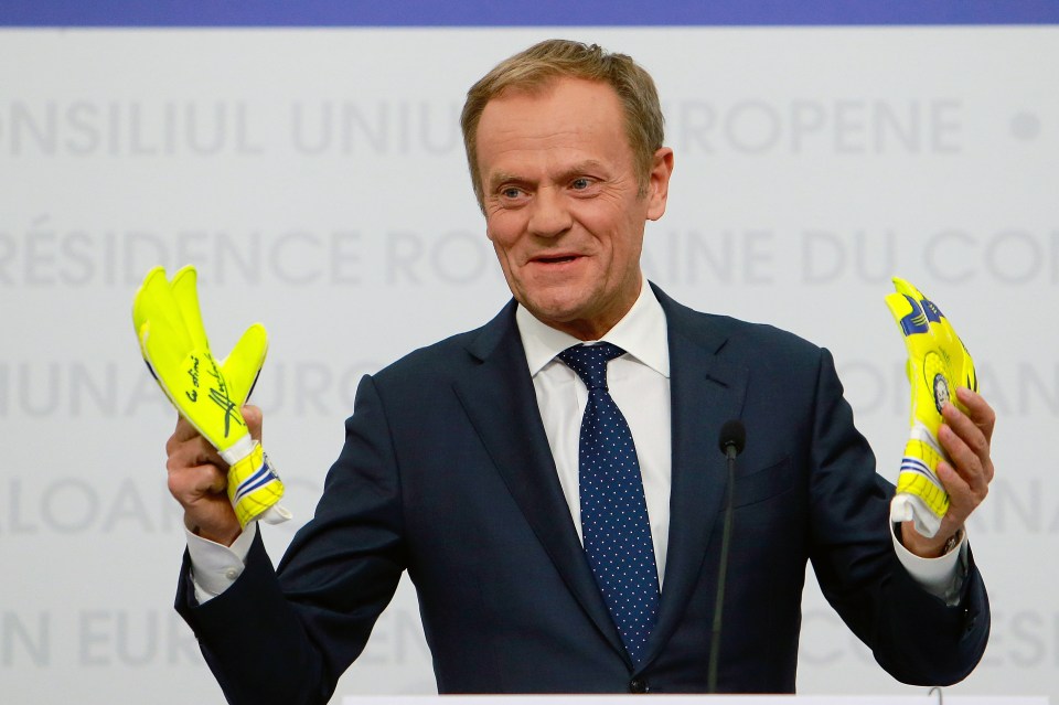  Donald Tusk is the outgoing president of the European Council
