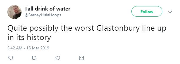  This tweeter said it was the 'worst in history'