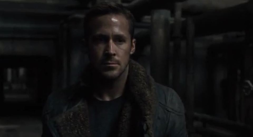 Officer K (Ryan Gosling) in one of the Blade Runner 2049 scene filmed in the power plant