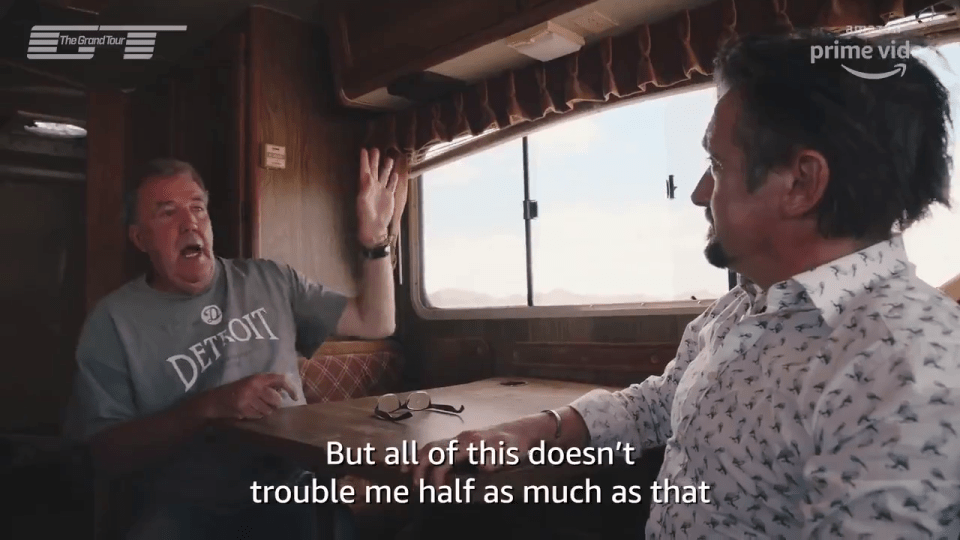  Jeremy and Richard also slammed the dated decor of the van