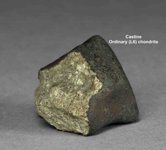  The stardust was found in Antarctica inside a chondritic meteorite, like the one pictured