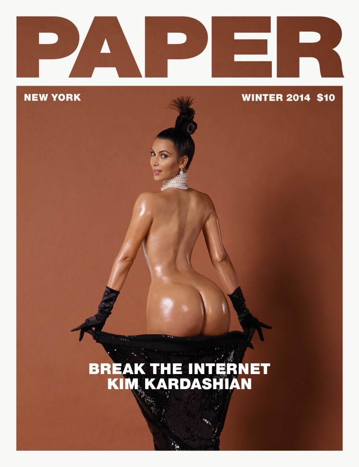  The day Kim "broke the internet" in a shoot with Paper magazine
