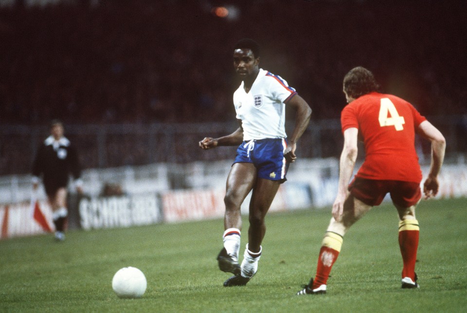 Cunningham earned a full England cap in 1979 in a game against Wales