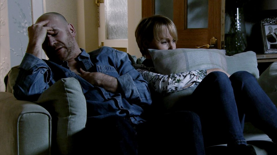  Tim starts feeling unwell whilst watching TV with wife Sally