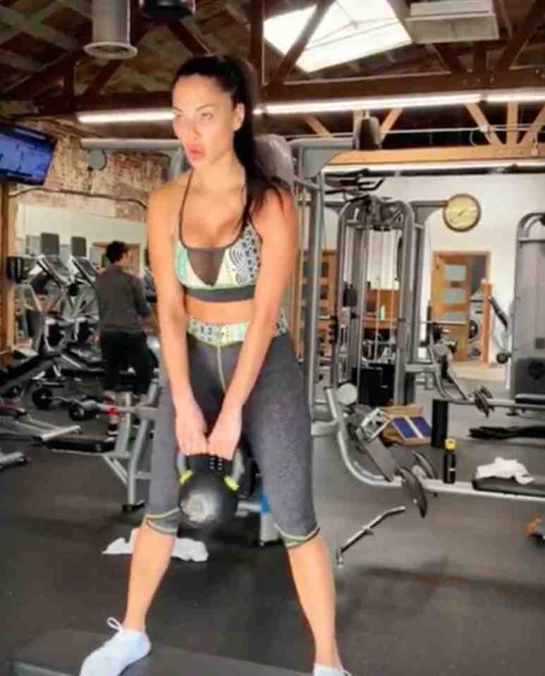  The pop star has 'been on a mission' to achieve her body goals