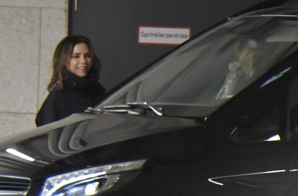  With friends arriving at Soho House hotel in Berlin